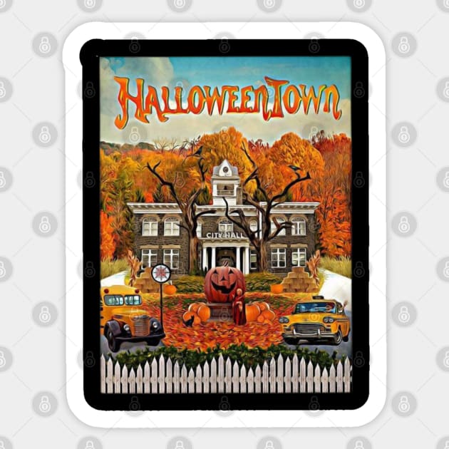 halloweentown art Sticker by alea crew